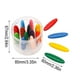 thumbnail image 3 of Oficina y papelería, Accesorios de escritorio, Suministros de oficina, Las manos de los niños no se ensucian con crayones de plástico Papelería Pintura Bolígrafos de colores Grafiti Pasteles al óleo C, 3 of 5