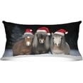 thumbnail image 2 of GZHJMY Three Cute Horses for Christmas Zippered Velvet Pillowcases,Super Soft and Cozy Luxury Plush Pillow Case Bed Pillow Pillowcases,Queen Size 20x30 in Home Decor, 2 of 7