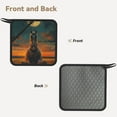 thumbnail image 2 of Pofeuu Sunset Prairie Meditating Horse Print Silicone Trivet Mats,Silicone Hot Pads for Kitchen, Silicone Trivets for Hot Pots and Pans, Silicone Hot Pad, 2 of 8