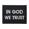 thumbnail image 2 of Cute-Patch Patch Brodé " in God We Trust" à Repasser et à Coudre, 2 of 4