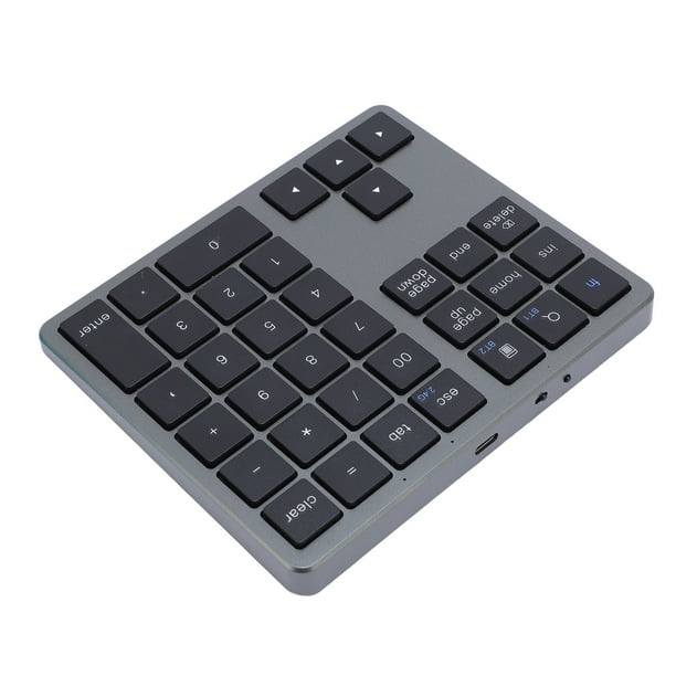 Teclado Numérico, Teclado Numérico De 35 Teclas Recargable Con Modo Dual Para Wins Para , Teclado De Contabilidad Financiera Portátil Para Computadora Portátil