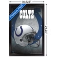 thumbnail image 3 of NFL Indianapolis Colts - Helmet 16 Wall Poster, 14.725" x 22.375", Framed, 3 of 5