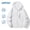 🔥 White_New, variant on Solid Color Ice Silk Hooded Sunscreen Jacket with Zipper, Breathable Anti UV Fitted Coat, Outdoor Sports and Fishing Apparel for Men and Women for Summer Use Black M