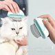 thumbnail image 3 of Cepillo para el cuidado de mascotas, peine para quitar el pelo de los gatos, peine para perros que mudan el pelo, accesorios para gatos, productos de limpieza para mascotas, para pelo largo, verde, 3 of 5