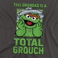 thumbnail image 2 of Sesame Street Fahter's Day Total Grouch Grandad Unisex Adult Tank Top, Charcoal, 2X-Large, 2 of 4