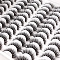 thumbnail image 2 of False Eyelashes 48 Pairs Faux Mink Lashes 14mm Wispy Lashes 3D Fluffy Cat Eye Lashes Pack Bulk Wholesale Strip Lashes, 2 of 6