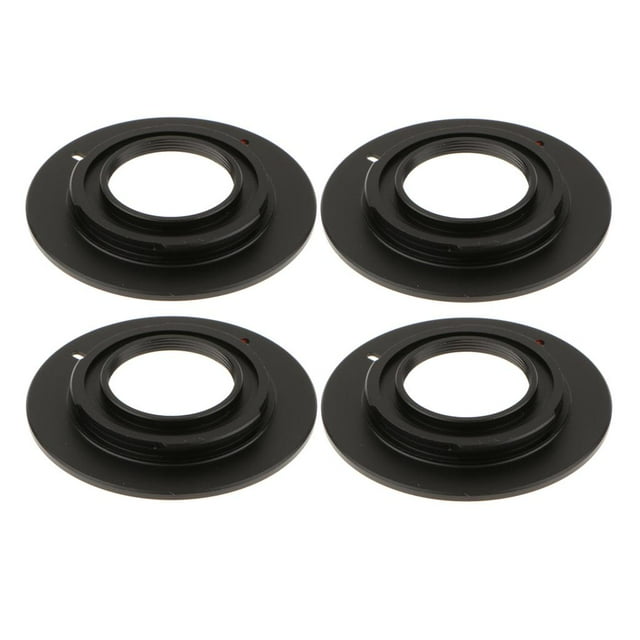 Adaptador De Montaje De Lente De 4 Piezas Para Cámara C-Mount -P Micro M4 / 3 CUTICAT Adaptador de lente