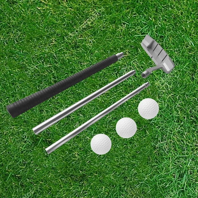 Putter de golf perfecl Con 3 pelotas de golf suministros plegables de viaje 85,5 cm