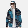 thumbnail image 4 of Kll Bohemian Turtle Print Men'S Women’s Upf 50+ Sun Protection Outdoor Hoodie Jacket Long Sleeve Fishing Hiking Performance Shirt- Xx-Large, 4 of 8