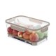 thumbnail image 1 of Fridge Organizer with Lids & Handle, Reusable Food Storage Containers Vegetable Fruit Keepers for Home/Picnic, 1 of 5