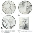 thumbnail image 3 of Designart "Mystique Tree White and Grey" Floral & Botanical Wall Decor, 3 of 5