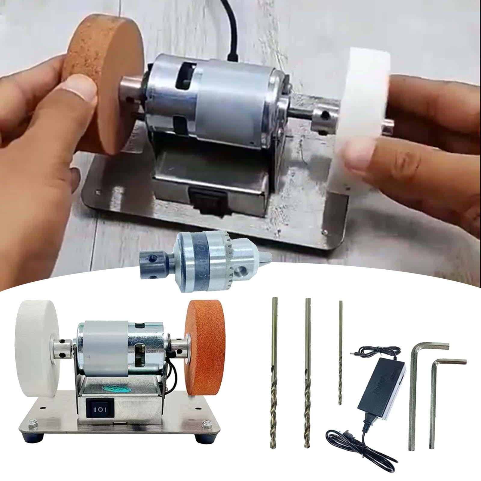 Gazechimp Mini Belt Sander Mini Bench Belt Grinder for Making Sharpening Metal Working
