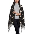 thumbnail image 3 of Cauagu Western Cowboy Print Women Wrap Shawl tassels Scarves Retro Scarf 77.6"X28.3", 3 of 8