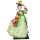 thumbnail image 4 of Adornos de muñecas geishas, ​​artesanías, estatuillas, resina coreana, creativos, folclóricos, étnicos. Colorido y Verde, 4 of 9