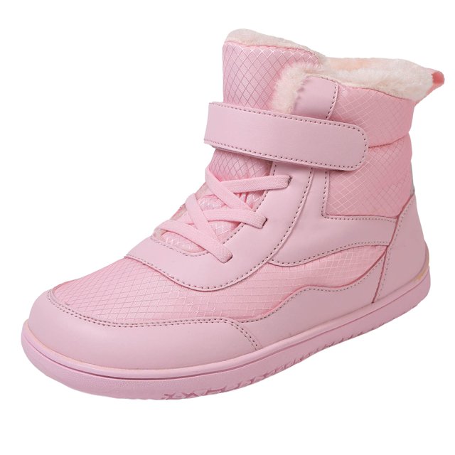Curenmufel Bottes de Randonnée pour Tout-Petits pour Garçons Bottes pour Tout-Petits Garçons Filles Bottes d'Hiver Imperméables en Molleton Bottes de Neige pour Enfants Chaussures de Marche Chaudes pour Intérieur Extérieur Taille 13.5 (Rose, Petits Enfants 13.5)