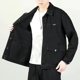 thumbnail image 3 of Chaquetas de mezclilla para hombre, abrigo vaquero de celosía de moda para hombre, ropa holgada de marca Y2k, diseñador, tela elástica, nueva entrega rápida, 3 of 5