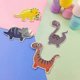 thumbnail image 4 of Patch Dinosaure,16 Pcs Patches Repasser,Ecusson Dinosaure,Patch Autocollants,Pice Thermocollante Vtements,Broderie Dcoration Patches,Renfort Geno-M, 4 of 5