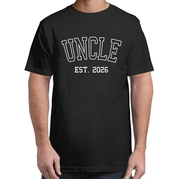 Promoted To Uncle Est 2026 First Time Uncle Gift Tee Unisex T-Shirt up to size 5XL