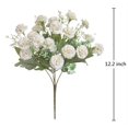 thumbnail image 2 of 2pcs Small Carnation Artificial Flowers,Bulk Silk Fake Flower with Stems for Wedding,Mother's Day Gift, 2 of 5