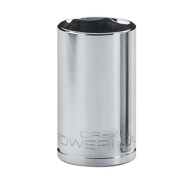 Powerbuilt 940123 Powerbuilt 940123 0.5 in. Drive 6 Point Deep Well Metric Socket 32mm