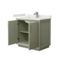 thumbnail image 3 of Wyndham Collection WCF414136SLGWQUNSMXX Strada 36" Free Standing Single Basin Vanity Set -, 3 of 7
