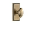 thumbnail image 5 of Grandeur 825313 Carre Solid Brass Rose Privacy Door Knob Set - Nickel, 5 of 6