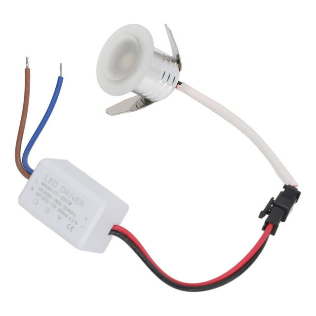 Mini Recessed Spot Light, LED In Ground Well Light High Transmittance AC85-265V Simple Soft Lighting Heat Dissipation For Dining Room For Indoor