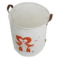 thumbnail image 5 of Howarmer Large Canvas Laundry Hamper, 2 Foxes, 5 of 8