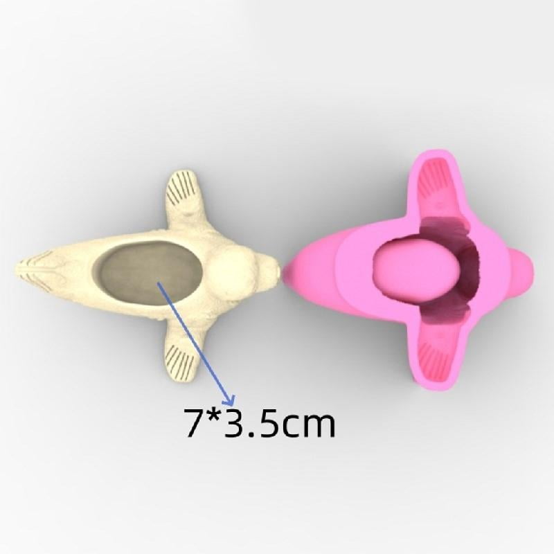 BQBQERT Flower Pots Silicone Seal Plant Cup Epoxy Resin