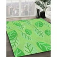 thumbnail image 2 of Ahgly Company Indoor Rectangle Patterned Emerald Green Area Rugs, 8' x 10', 2 of 6