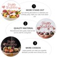 thumbnail image 3 of Milisten Birthday Cake Decorations Letter Shape Rose Gold 1 Bag, 3 of 8