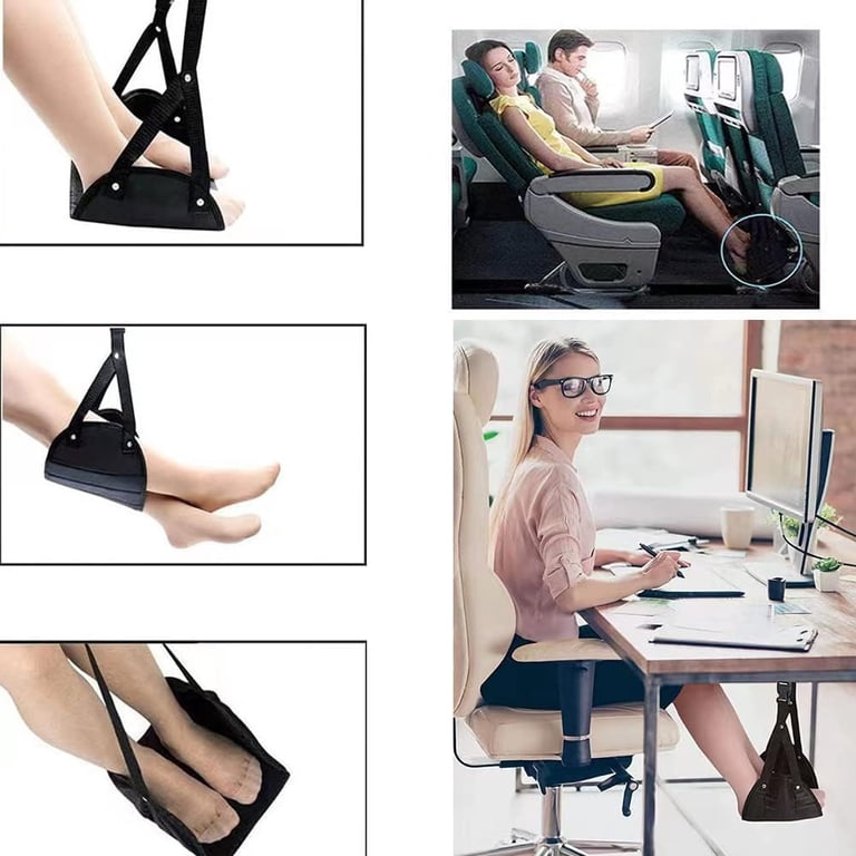 Flight Footrest Airplane Feet Airplane Foot Hammock - Memory Foam Travel Footrest For ...
