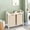 Cappuccino Beige and Natural Beige, variant on Laundry Sorter with 2 Removable Bags & Storage Shelf, Heavy-Duty Metal Frame, 24.2 Gallons (92L) Capacity, 2-Compartment Organization, White