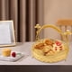 thumbnail image 3 of Bandeja de servicio de estilo europeo, magdalenas, postres, exhibición de fiestas, bandeja de alimentos secos, organizador, almacenamiento decorativo Dorado Gloria bandeja de bocadillos, 3 of 9