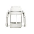 thumbnail image 1 of Billuyoard Botella de agua con pajita de 470ml para el trabajo en casa, oficina, café, leche, verano, deportes al aire libre, equitación, Picnic, taza Teteras Blanco Billuyoard  HA080536-01, 1 of 6