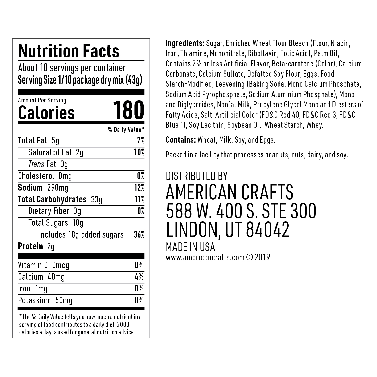 Alma's Culinary Co Purple Cake Mix, 15.25oz
