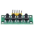thumbnail image 4 of 4 Pin Keyboard Module 4 Independent Buttons Keypad Control Switch for Electronic Experiment, 4 of 5