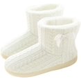 thumbnail image 1 of Slippers Women"s Plush Lined Warm Slippers Solid Sole, 1 of 5