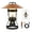 Black; Brwon, variant on Large 18” Metal RetroLED Camping Lantern, 6500mAh Rechargeable Battery Last 17-500 Hours Camping Lamp, Classic Dimmable Hanging Lantern, Vintage Camping Light for Courtyard Outdoor Decoration