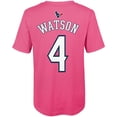 thumbnail image 3 of Girls Preschool Deshaun Watson Pink Houston Texans Player Mainliner Name & Number T-Shirt, 3 of 3