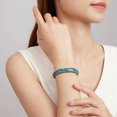 thumbnail image 4 of K-KED 1PCS Natural Grade A Jade Jadeite Bangle Women Lucky Carved Phoenix Bracelet, 4 of 9