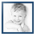 thumbnail image 2 of ArtToFrames 20x20 Inch Blue Picture Frame, This Blue Wood Poster Frame is Great for Your Art or Photos, Comes with Styrene (4158), 2 of 8