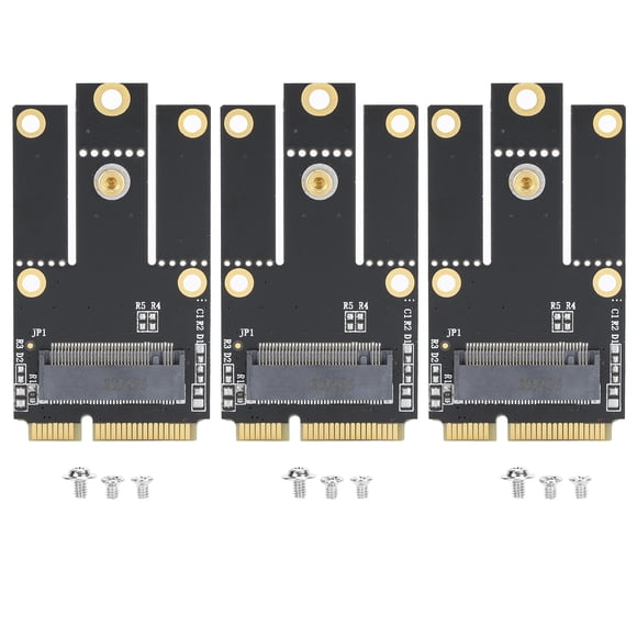 3 tarjetas adaptadoras de red inalámbricas M2/NGFF a mini convertidor PICE, accesorios de red