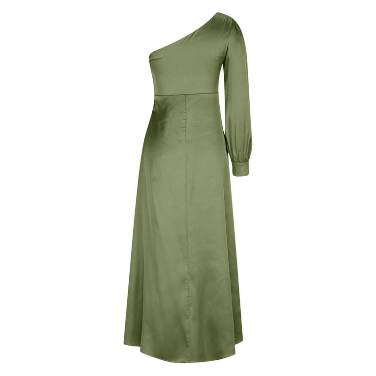 one shoulder long sleeve asymmetrical dress Weekday - Mini Dress - Women - Lyocell/Spandex - S