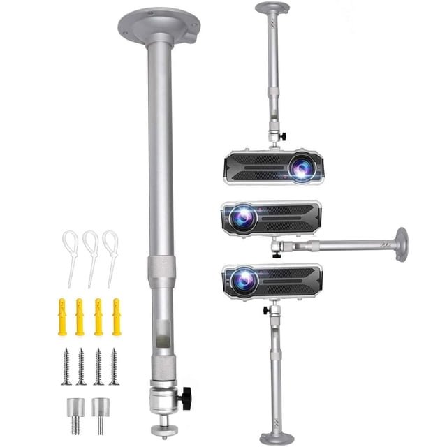 Soporte de techo para proyector 2-Be-Best Universal Silver 41-65 cm