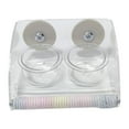 thumbnail image 4 of Comedero para pájaros para jaula, soporte para percha, percha portátil colgante para pájaros, cuencos dobles para agapornis (Psittacus erithacus), 4 of 8
