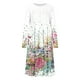 thumbnail image 4 of ICHUANYI Clearance Women's Casual Round Neck Long Sleeve Folding Floral Printed Dresses(White, XXL) ICHUANYI WER2023081203773, 4 of 5