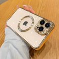 thumbnail image 1 of Nuevo Hueco Transparente Galvanizado Con Película De Lente Funda Para Teléfono IPhone 14 13 12 11 Pro MAX X XS XR 7 8 Plus SE2020 Gao Jiahui unisex, 1 of 2