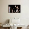 thumbnail image 2 of Elephant Stock Symbolic Lady Justice Wall Art - Horizontal Canvas Wall Art - Living Room Wall Decor - Profession Canvas - Black And Brown Decor - 30" x 20", 2 of 8