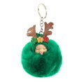 thumbnail image 1 of Gibobby Llavero de lana de peluche de Navidad muñeco de peluche colgante de ángel pequeño juguete de peluche de Navidad para regalo(Verde), 1 of 5